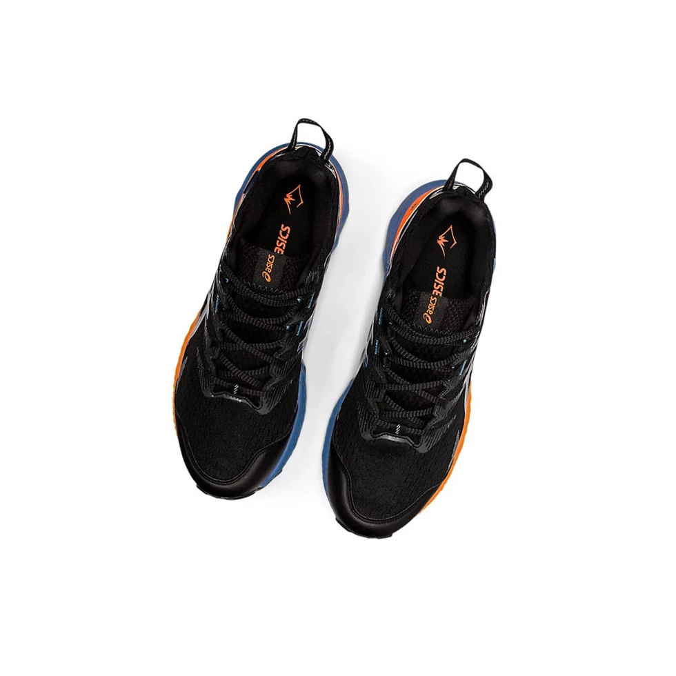 Férfi Asics GEL-Trabuco 10 GTX Trail Futócipő Fekete Kék | FMTX92157
